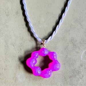 Pink Goo Pendant Choker
